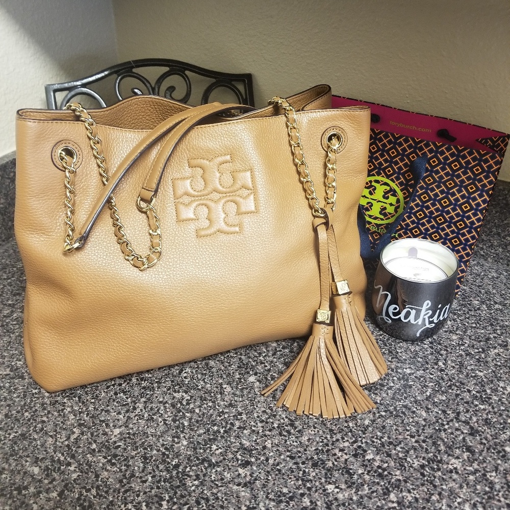 Tory Burch Thea Slouchy Chain Shoulder Bag